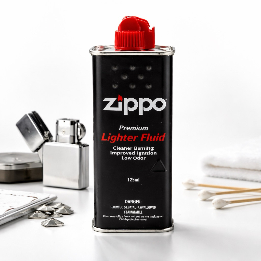 Minyak Zippo 125 ml Zipo Original Asli Aunthentic Zippo Lighter Fluid Ori - Refill Isi Ulang Zippo