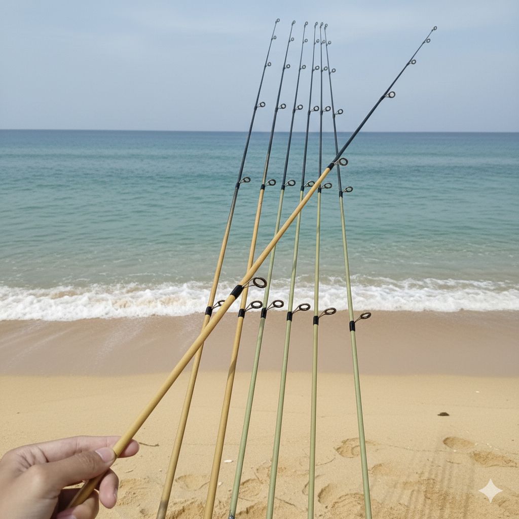 Ujung joran carbon sutet original