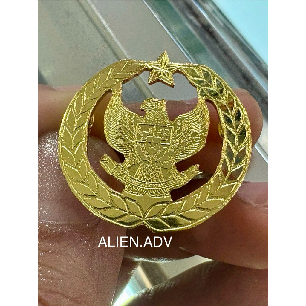 pin mut IMIPAS pin topi mut kemenimipas kuningan paku