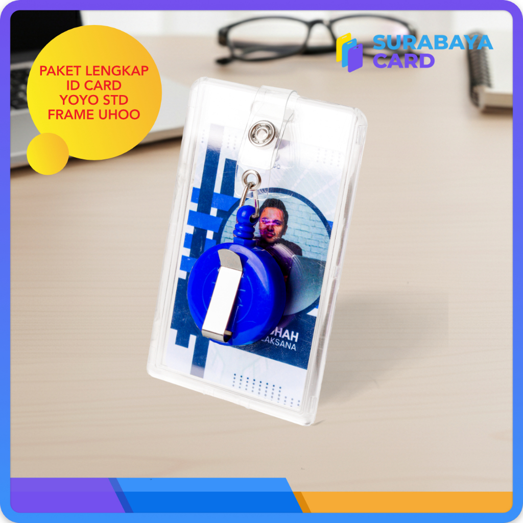 PAKET LENGKAP ID CARD / YOYO STD / FRAME UHOO