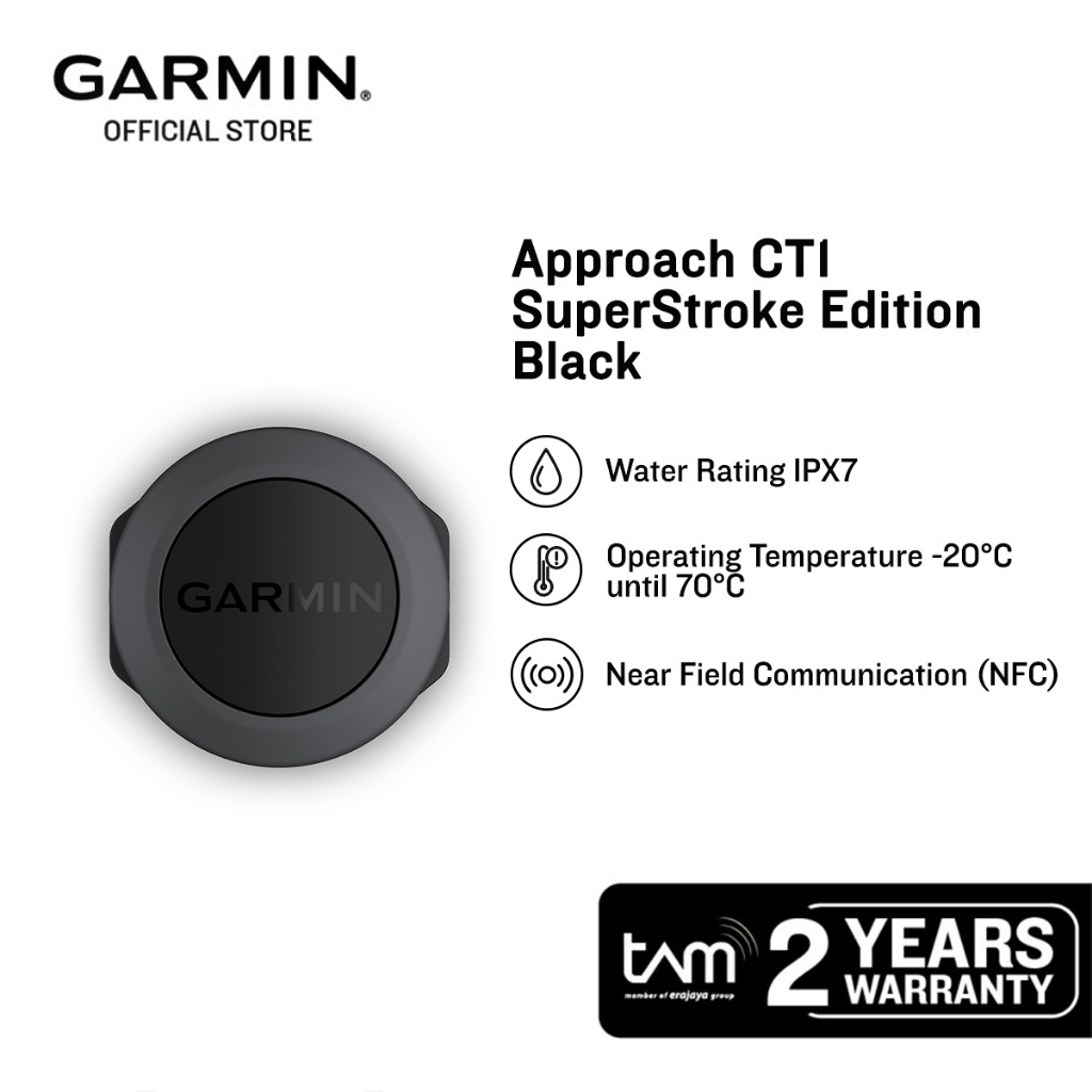 Garmin Approach CT1 SuperStroke Edition - Black