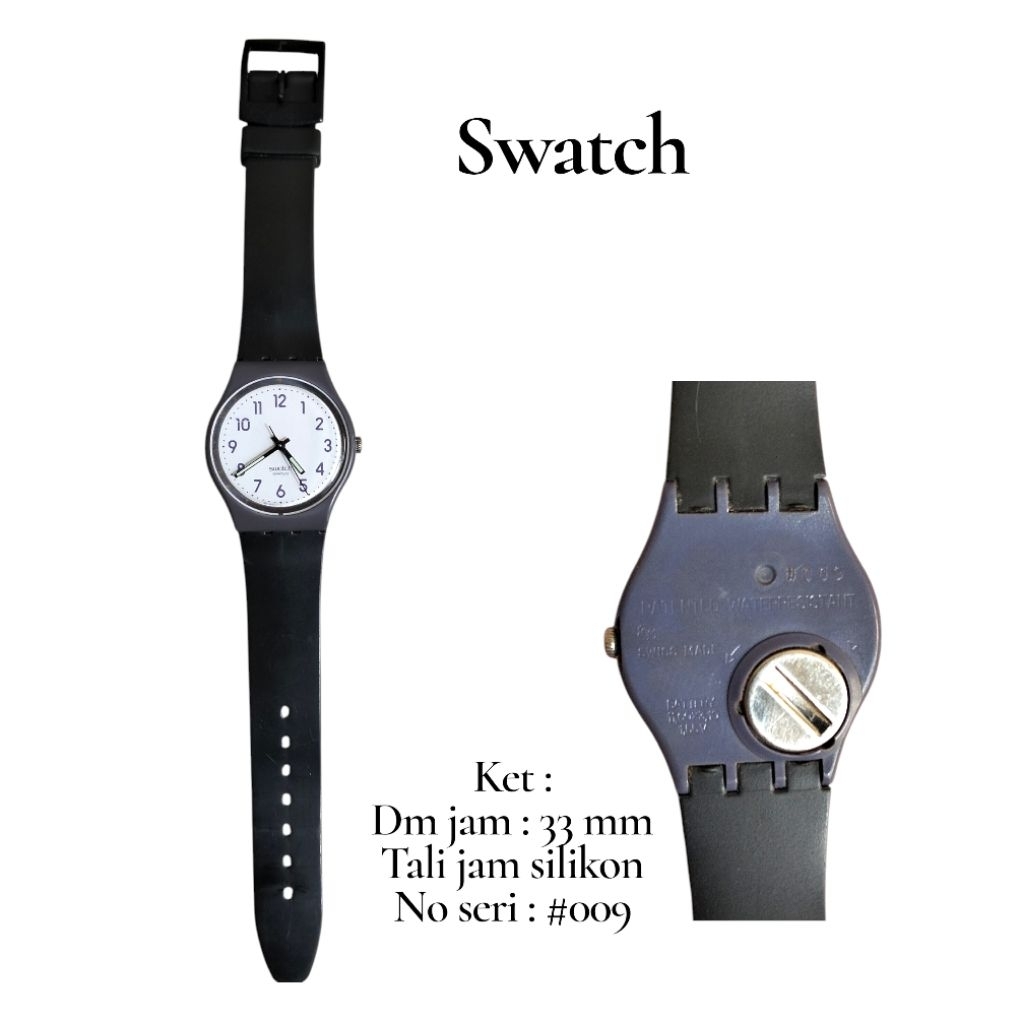 Jam Tangan Second Brand Swatch