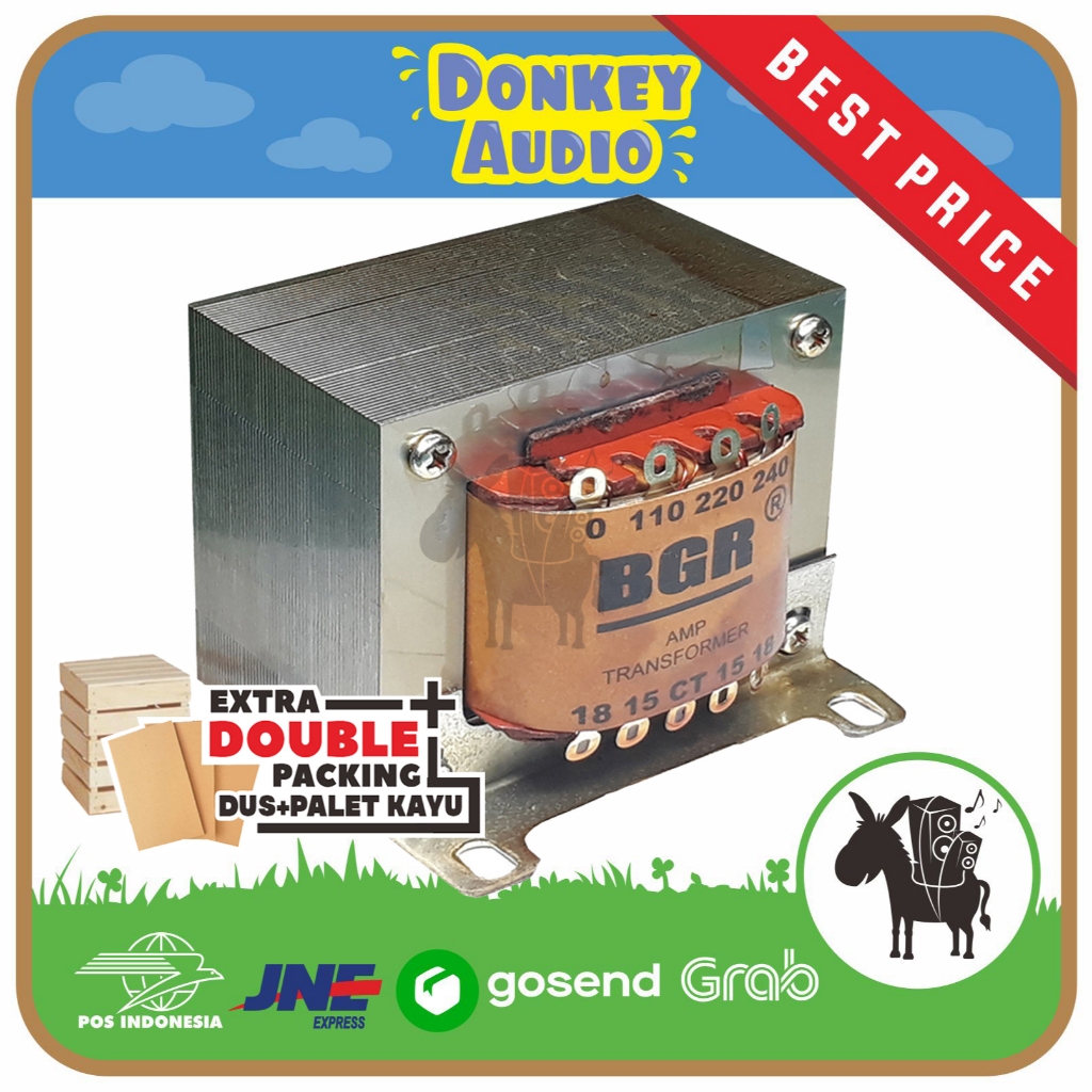 Trafo 5A CT 32V BELL BGR – 100% Travo Kotak Tembaga Murni