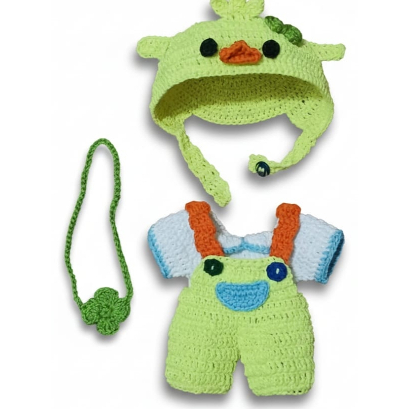 Baju Boneka Rajut - Baju Plush Doll Rajut Custom