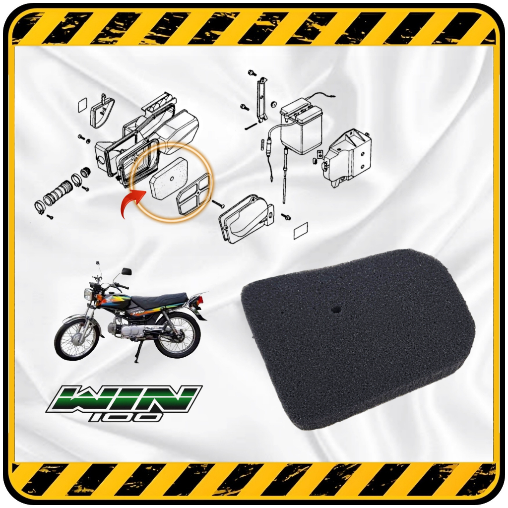 Spons / Busa Filter Udara Honda WIN 100 | WIN100