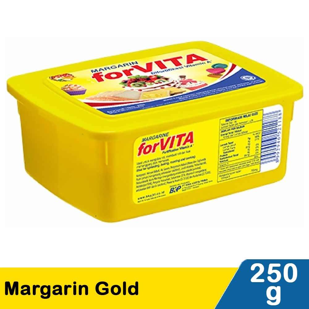 forVita Margarin 250 Gram / Kotak Lunch Box Fresh Margarine Serbaguna Mentega Cake Roti Cookies Butt