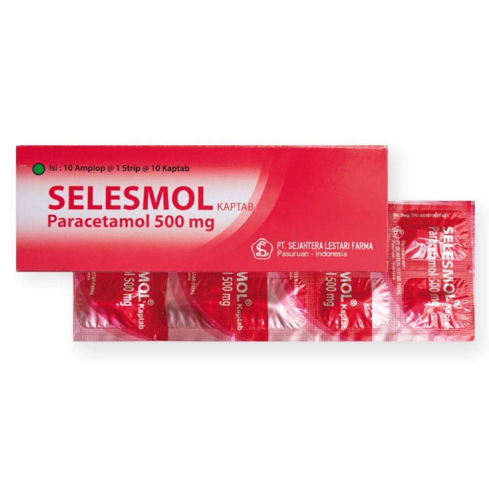 Selesmol / Forte | Emturnas / Forte | Kamolas | Erlamol - PARACETAMOL BOX 100 EXP LAMA