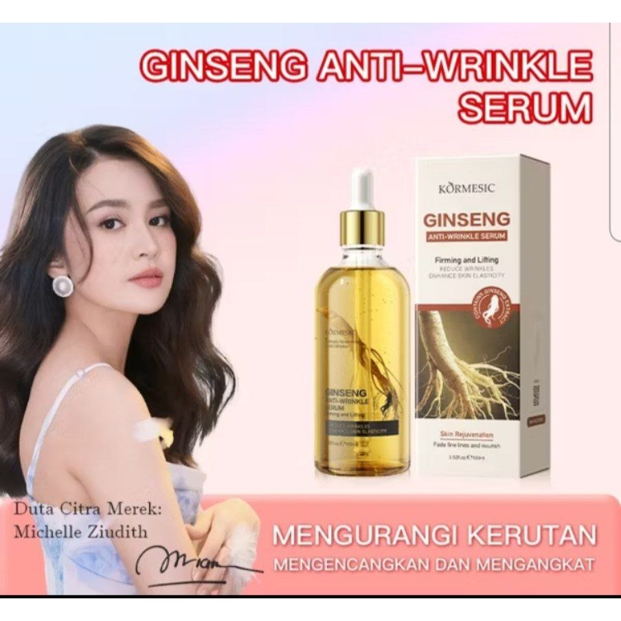 MOIKA KORMESIC Esensi anti kerut ginseng Ginseng serum wajah Ginseng gold polypeptide essence Esensi