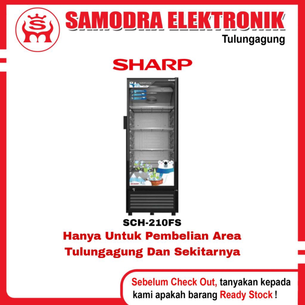 Showcase SHARP SCH-210FS | Aquacool Showcase 200 Liter Sharp