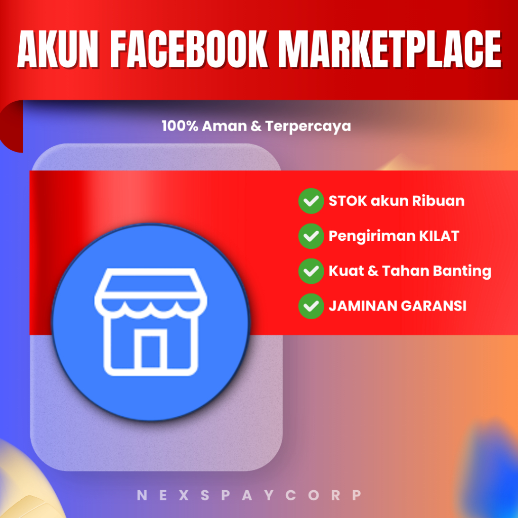 Akun facebook marketpleace teman ribuan |akun fb |akun fb lama |akun facebok lama BERGARANSI
