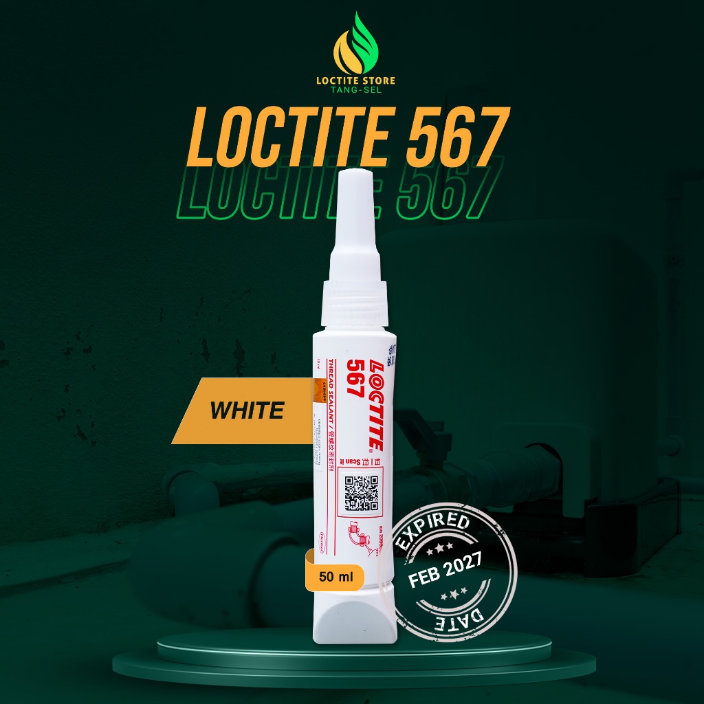SEALANT ANTI BOCOR UNTUK ULIR PIPA GAS DAN CAIRAN LOCTITE 567 50ML