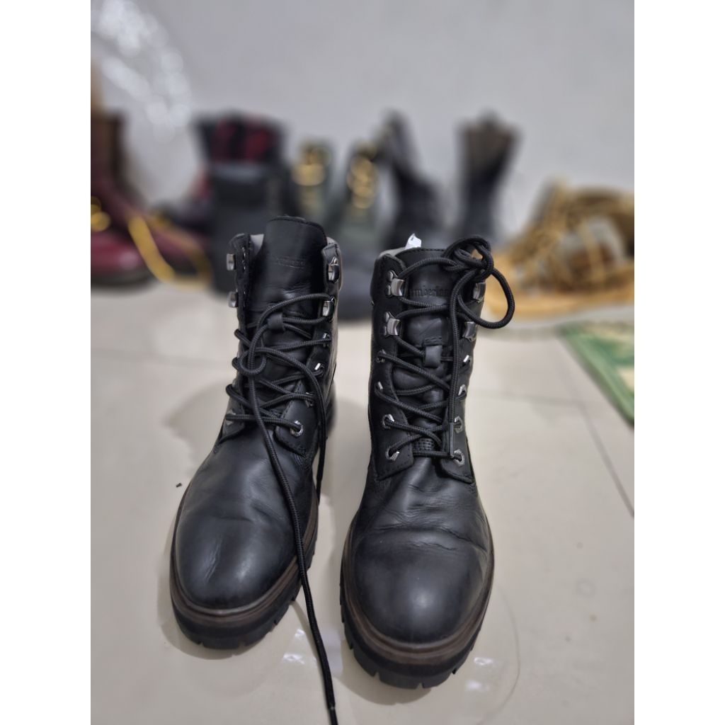 timberland black icon size 37