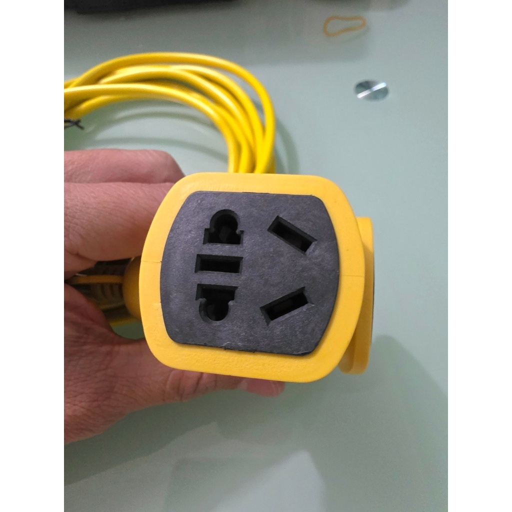Sambungan Kabel 4 Lubang 5m 10m Long Extension Cord Cable Steker Colokan