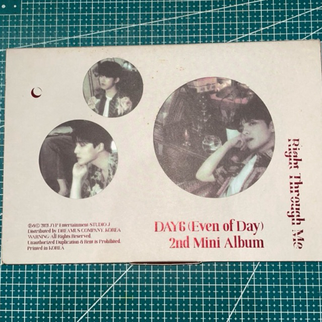 [Preloved] DAY6 (Even of Day) - Right Through Me Album
