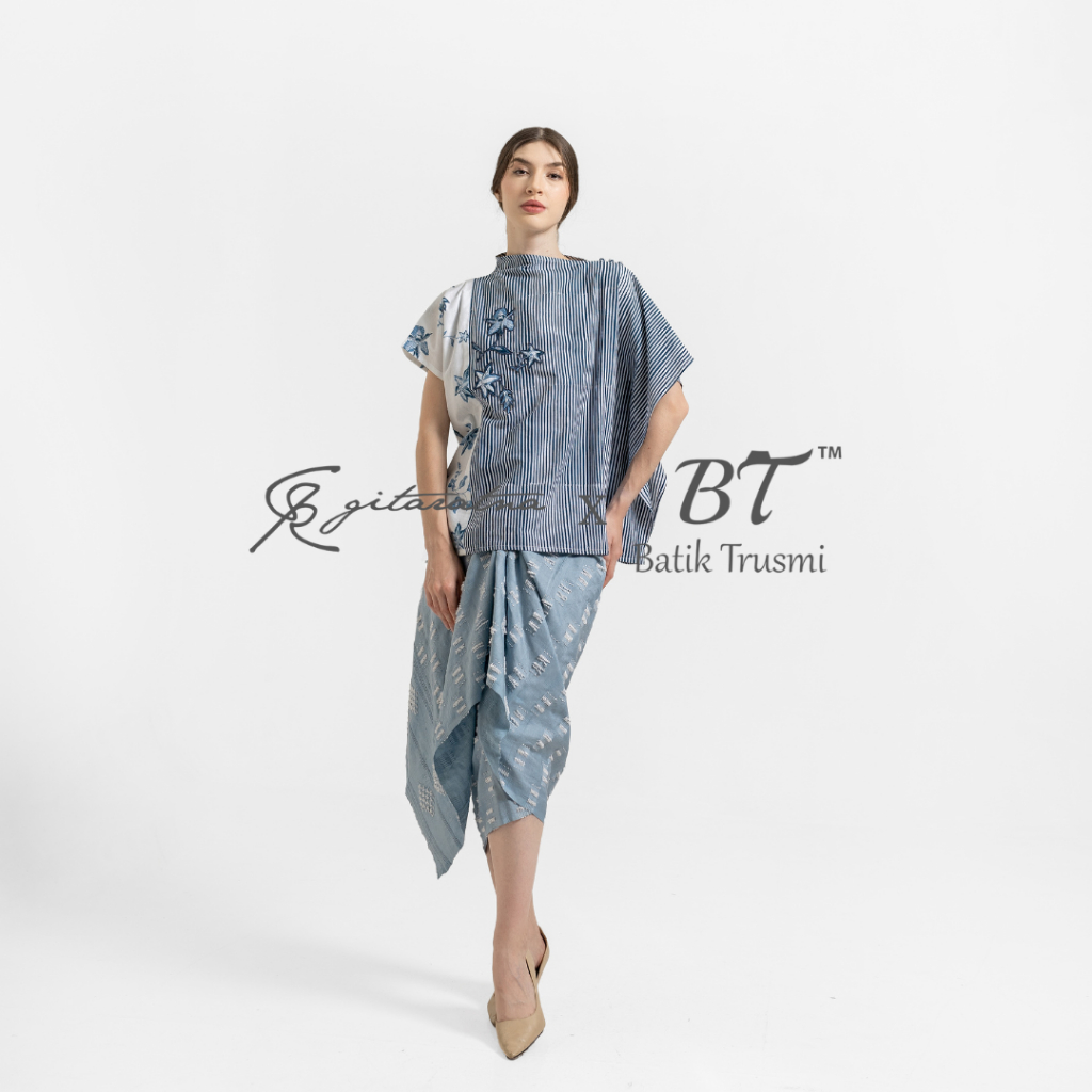 GITARATNA x BT Batik Trusmi Puspa Outer batik atasan wanita