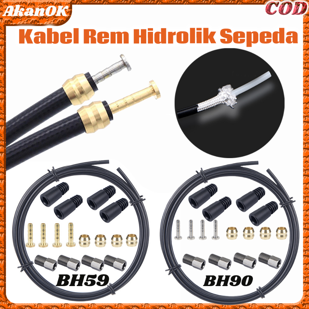 Kabel Rem Hidrolik Sepeda kit Shimano BH59 BH90 | Compatibel untuk MT200 MT-200 Deore M6000 M7100 SL