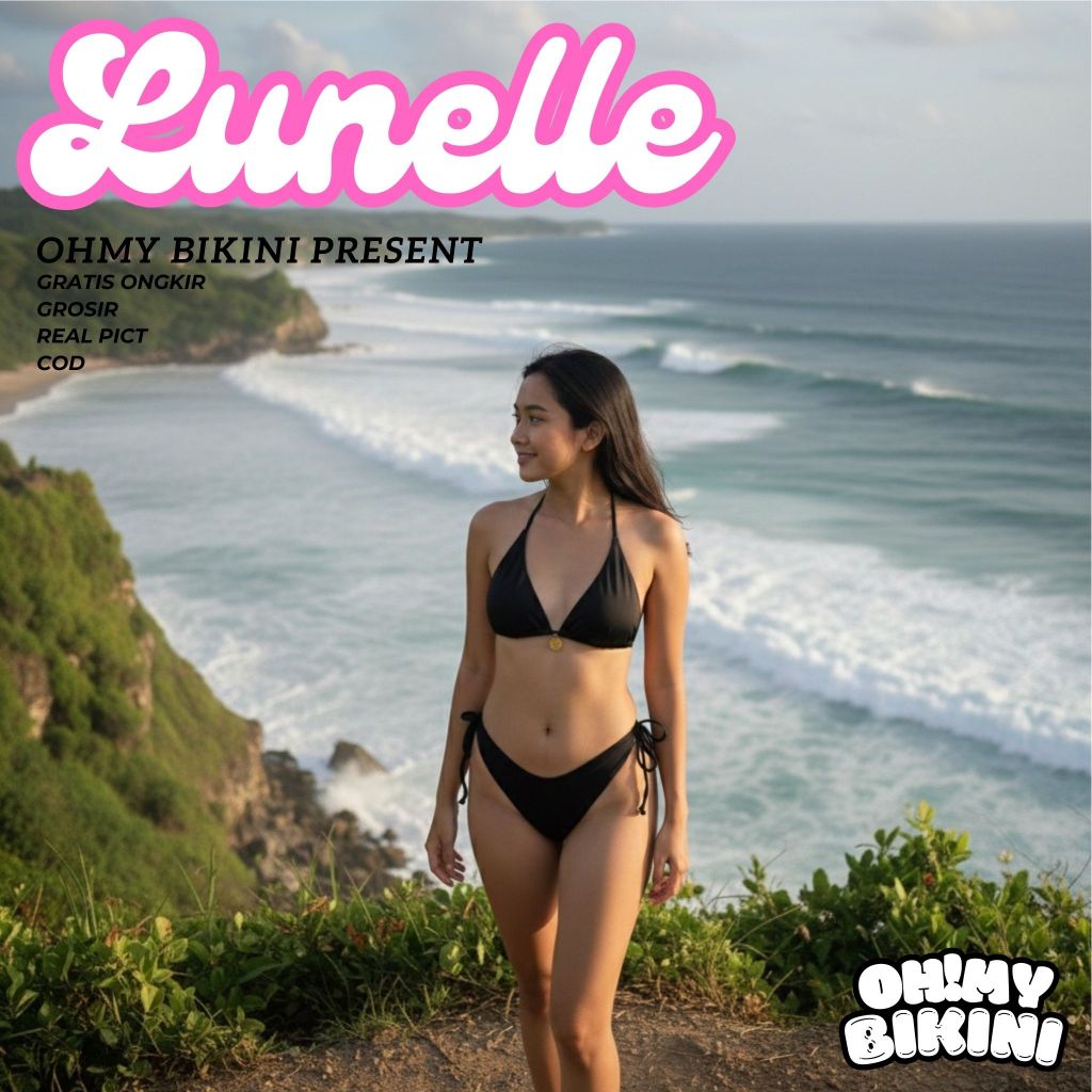LIMITED LUNELLE Bikini Set TRIANGLE | Baju Pantai | Murah | baju sexy | Bikini Lucu | OhMyBikini