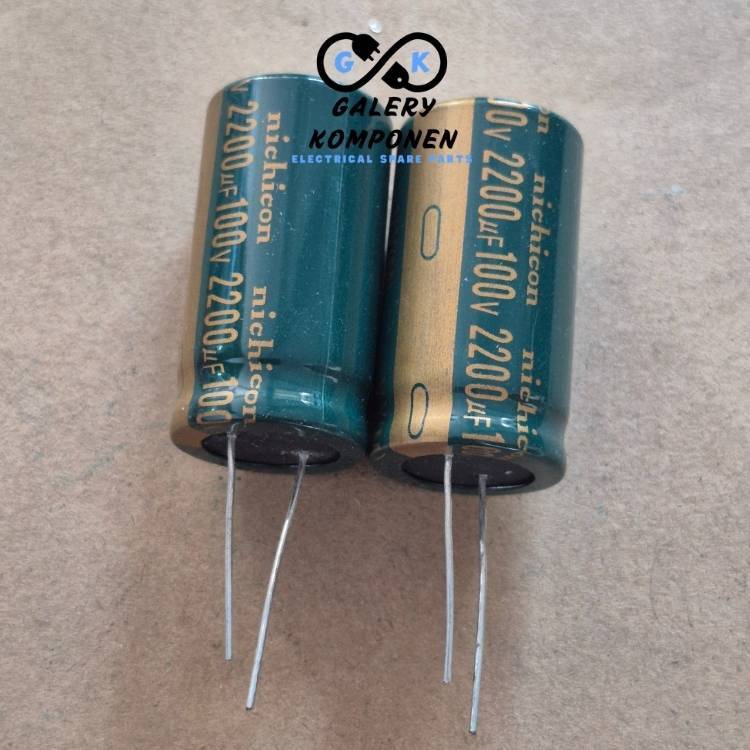 ELCO KAPSITOR 2200UF 100V DIAMETER 20X40 BARU Untuk Power Supply