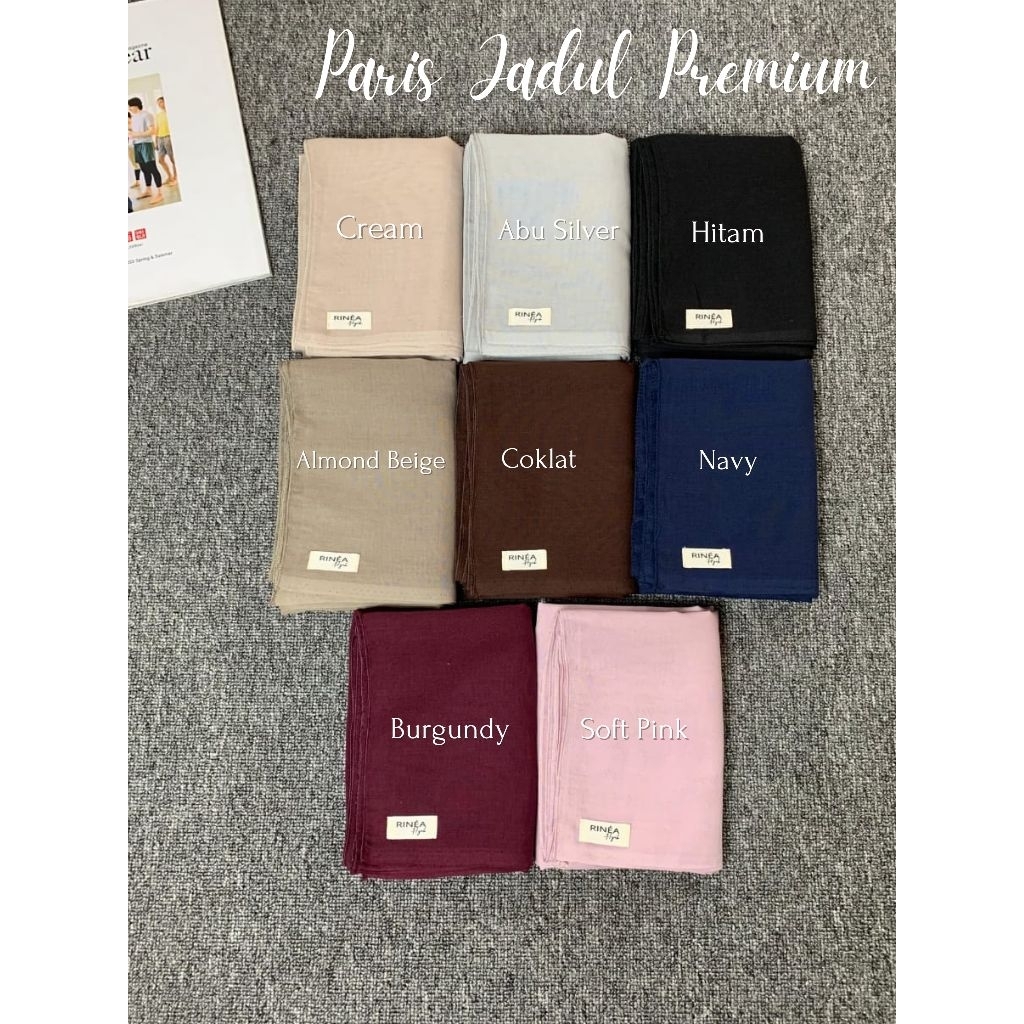 Hijab Paris Jadul Premium - Bahan Paris Terbaik