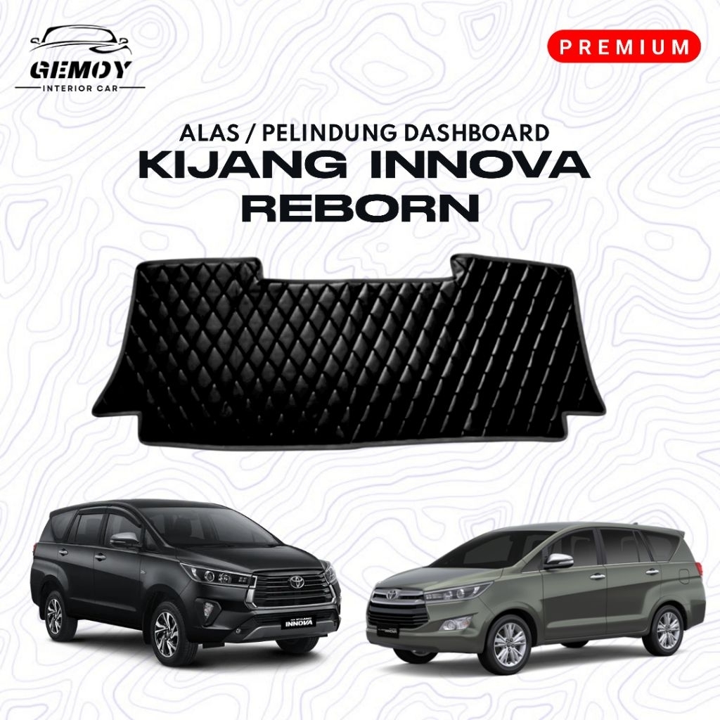 Alas / Cover Dashboard Kijang Innova Reborn Motif Wajik Kulit Sintetis