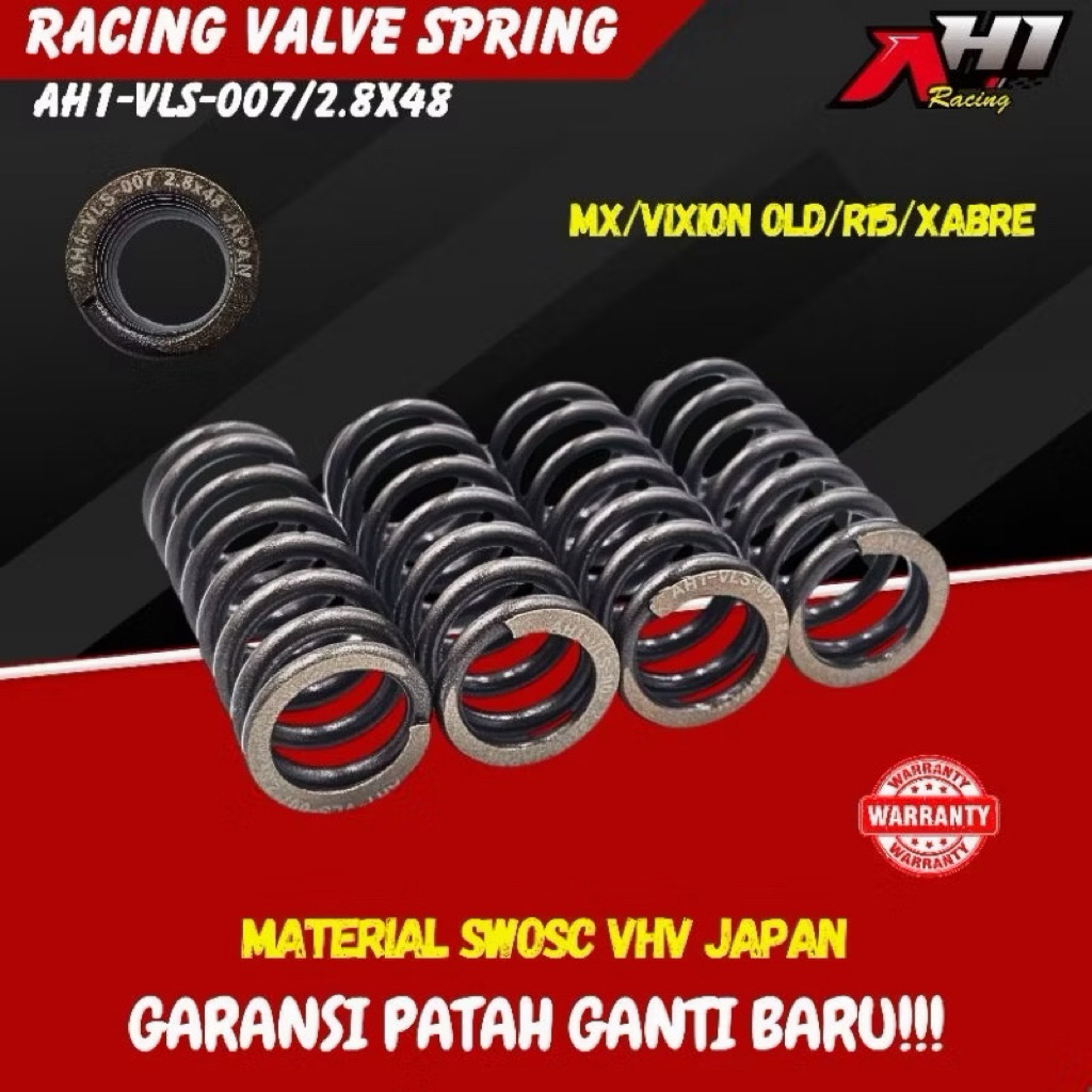 PER KLEP AH1 RACING VLS 007 JUPITER MX VIXION OLD SWOSC VHV JAPAN MATERIAL GARANSI