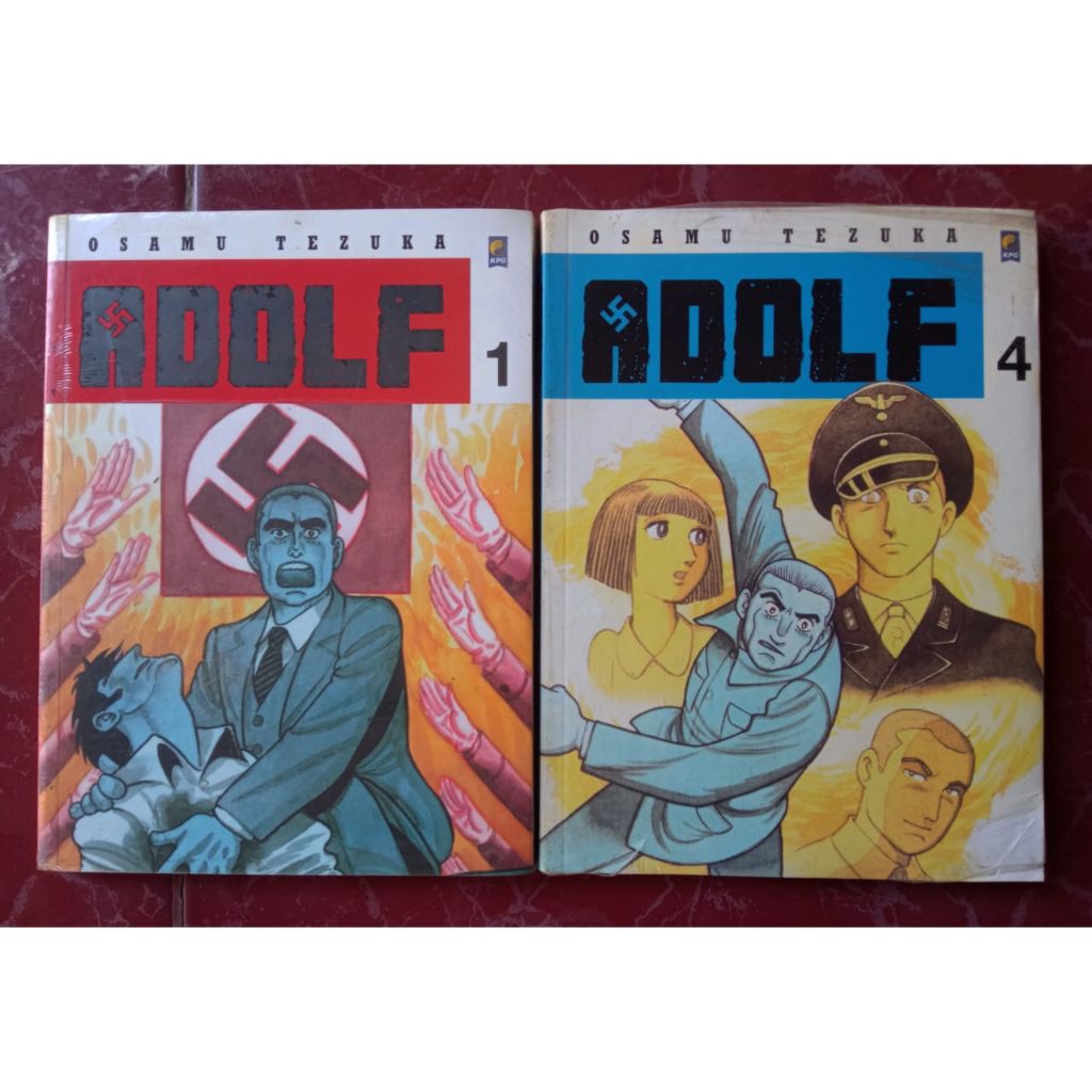 Paket komik Adolf 1 + 4 (Osamu Tezuka)