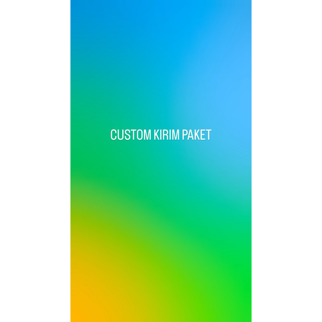 custom kirim paket dari buyer untuk buyer