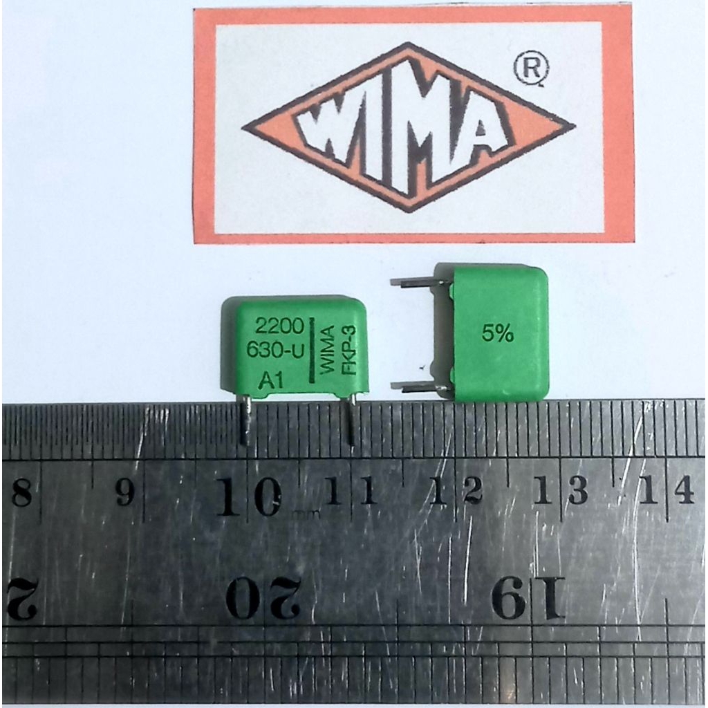 WIMA 2.2nF 630v FKP3 5% High Grade Capasitor