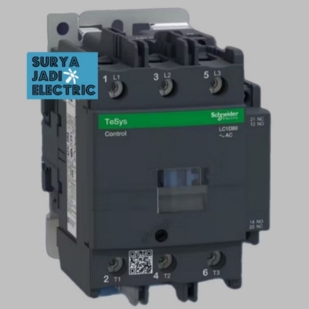 Contactor Schneider 80A LC1D80Q7 | Kontaktor Schneider LC1D80Q7 LC1D80A LC1D-80 380V AC ORIGINAL