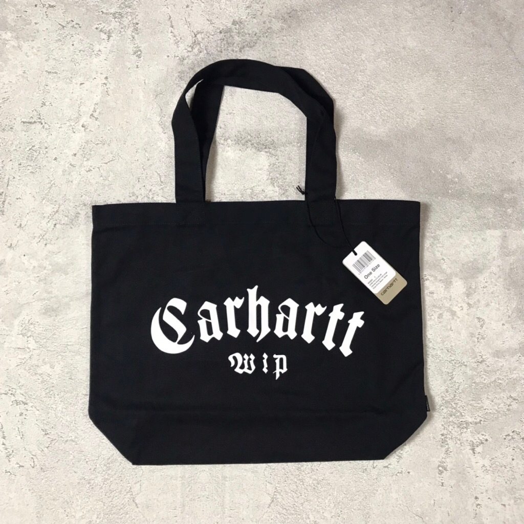 Carhartt WIP Onyx Tote Bag Black - Large Size