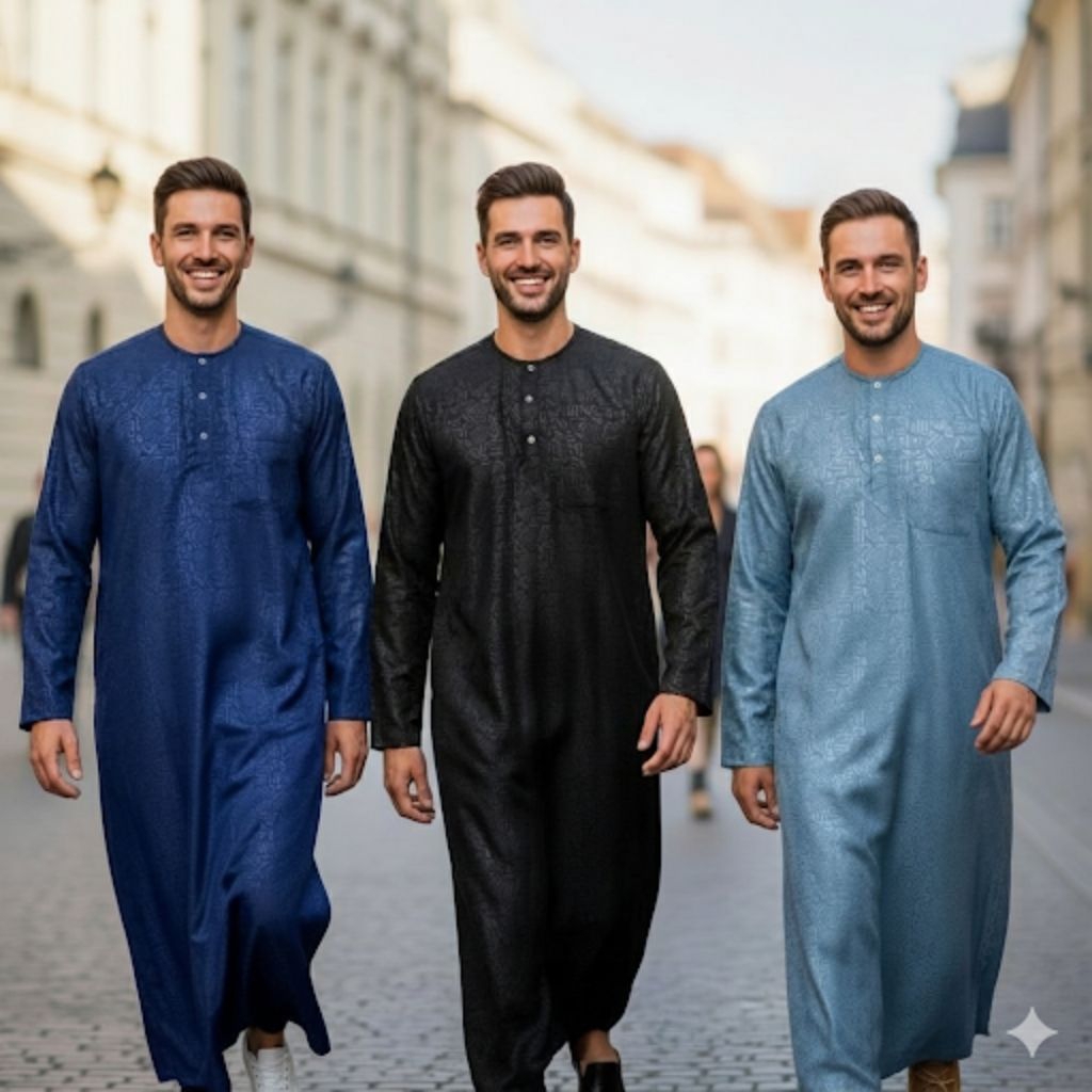 JUBAH PRIA PREMIUM MOTIF EMBOS/JUBAH PRIA/JUBA SAUDI TERBARU/GAMIS PRIA EMBOS/GAMIS PREMIUM MOTIF EM