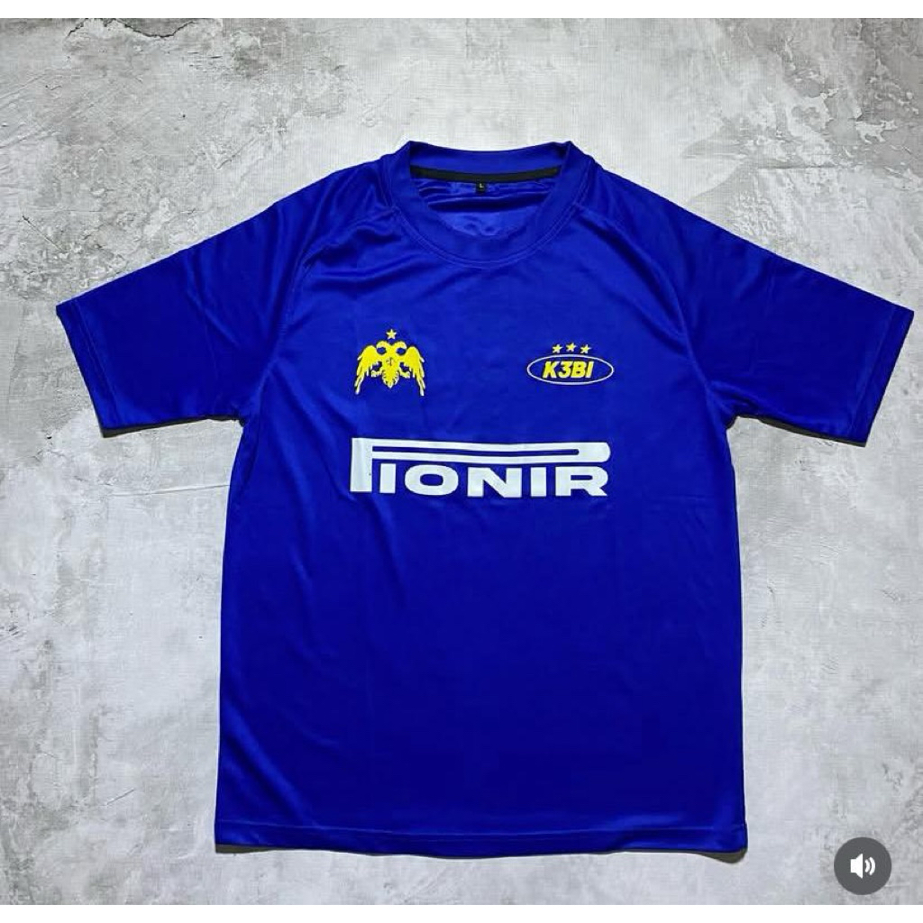 Jersey K3bi Pionir Spesial Album Krazy Brazy - Jersey Pionir Blue