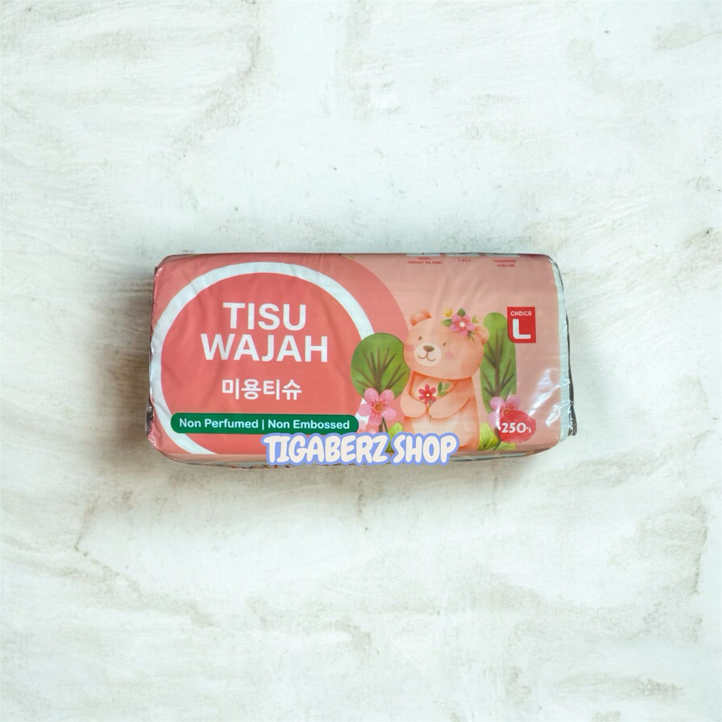 Choice L tisu wajah tiau serbaguna 250sheet