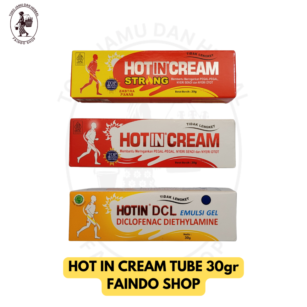 Hot In Cream Tube 30gr Strong, Original, DCL