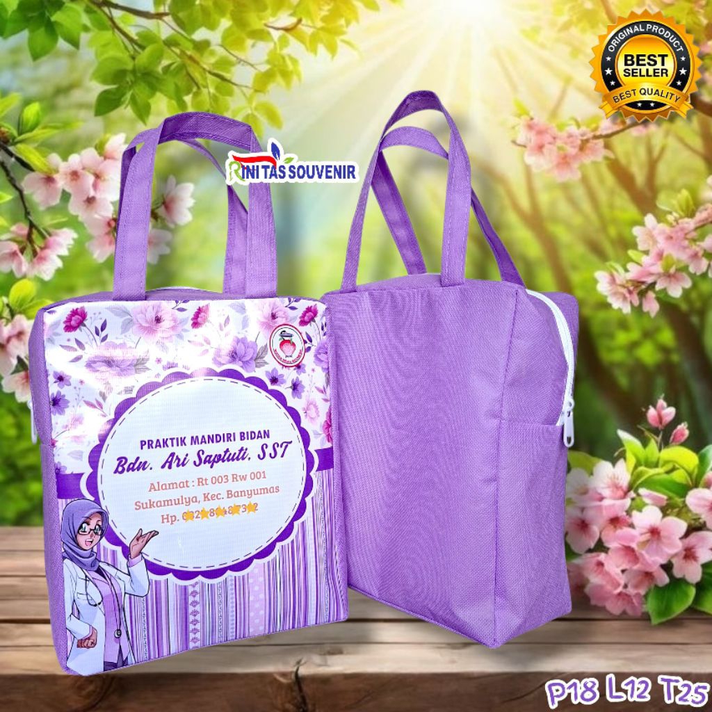 TAS SOUVENIR BIDAN TAS BIDAN RESLETING