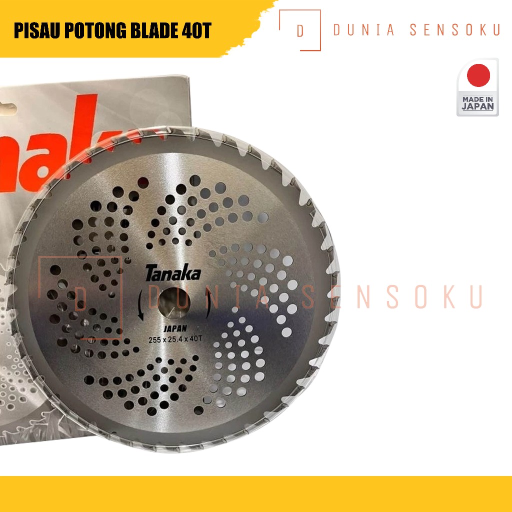 PISAU BULAT TANAKA 40T POTONG RUMPUT ORIGINAL / PISAU BULAT TANAKA 40T JAPAN MESIN POTONG RUMPUT