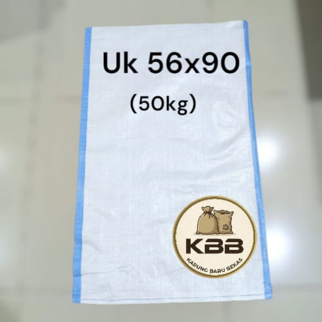 Karung Plastik, Karung Baru, karung 50kg – Ukuran 56x90cm – Tebal & Kuat
