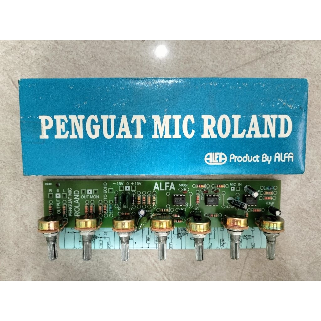 Kit Preamp Mic ROLAND ALFA / Echo Repeater Reverb / Preamp Mic Karaoke