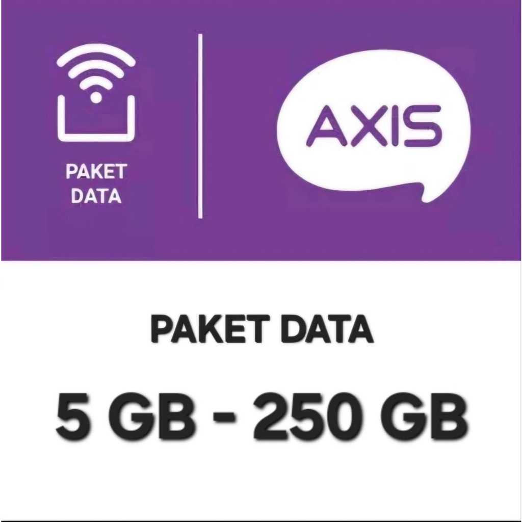 Paket Data Axis Murah Kuota Internet Semua Zona Bronet 5GB 10GB 20GB 40GB 50GB 105GB 150GB 250 GB