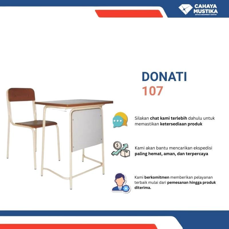 Harga Meja Siswa/Meja Sekolah Minimalis/Bangku Sekolah Kayu di Malang Donati 107