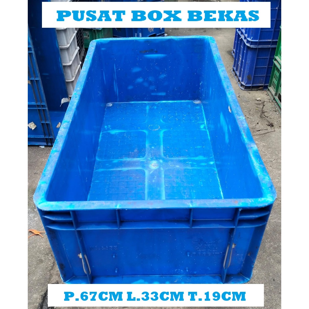 Box Container Rabbit 6655, Box Industri Serbaguna, Bekas