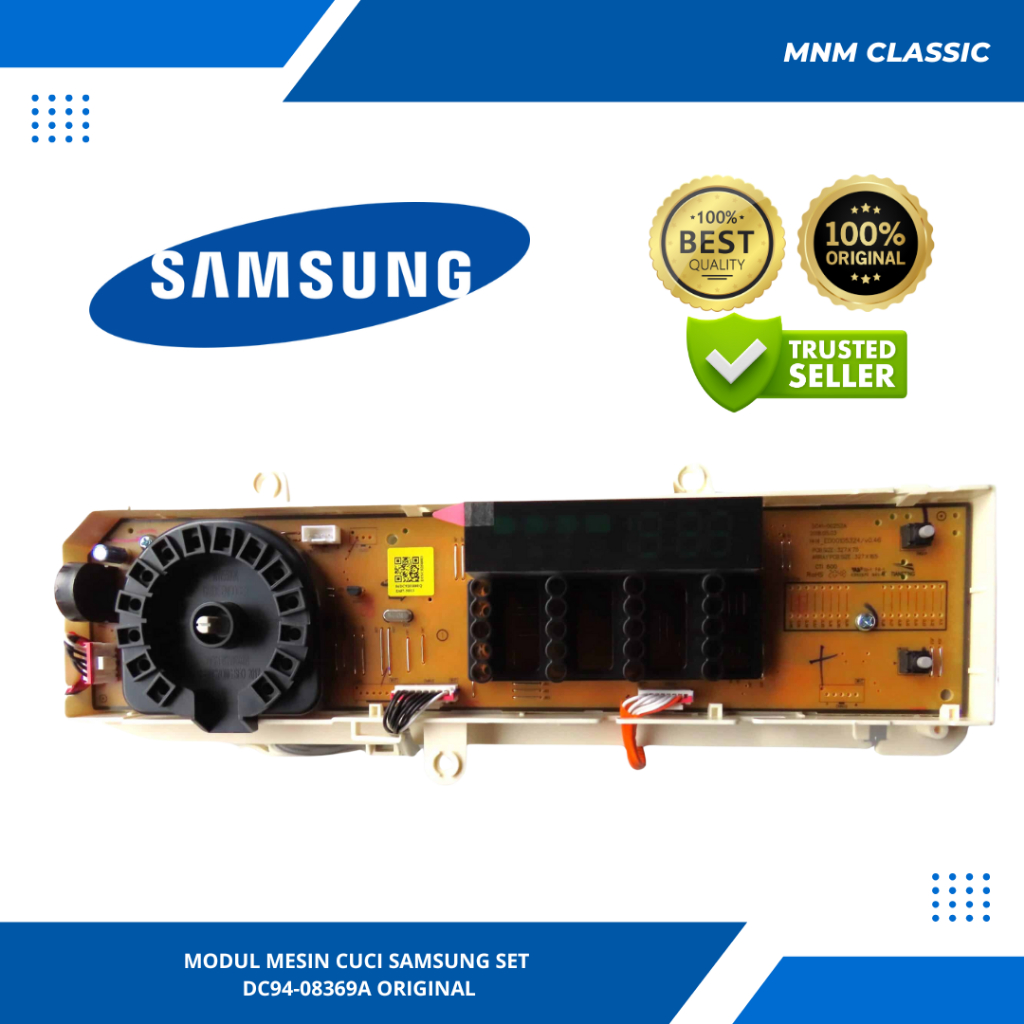MODUL SET PCB MESIN CUCI SAMSUNG FRONT LOADING  WW80J54E0BW ORIGINAL DC94-08369A