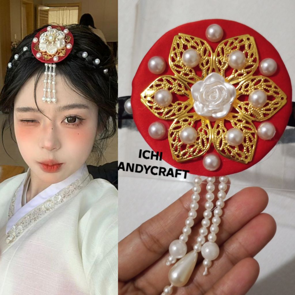 bando hanbok baeshi daenggi bando tradisional Korea bando Korea aksesoris hanbok cosplay hanbok hias