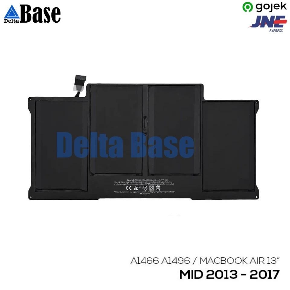 Original Baterai MacBook Air 13 inch A1466 A1496 Tahun 2013-2017