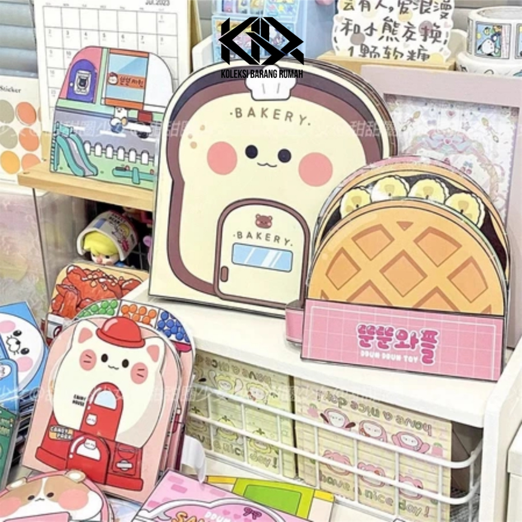 Kbr Buku Busy Book Bayi Diy Quiet Book Anak Soft Book Lucu T057