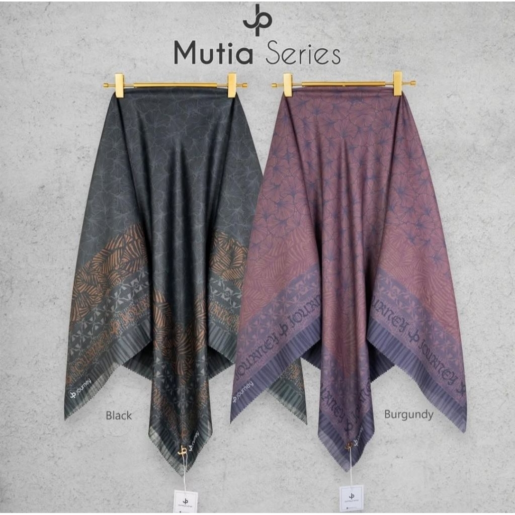 HIJAB MUTIA SERIES BY JOURNEY BLACK DAN BURGUNDY