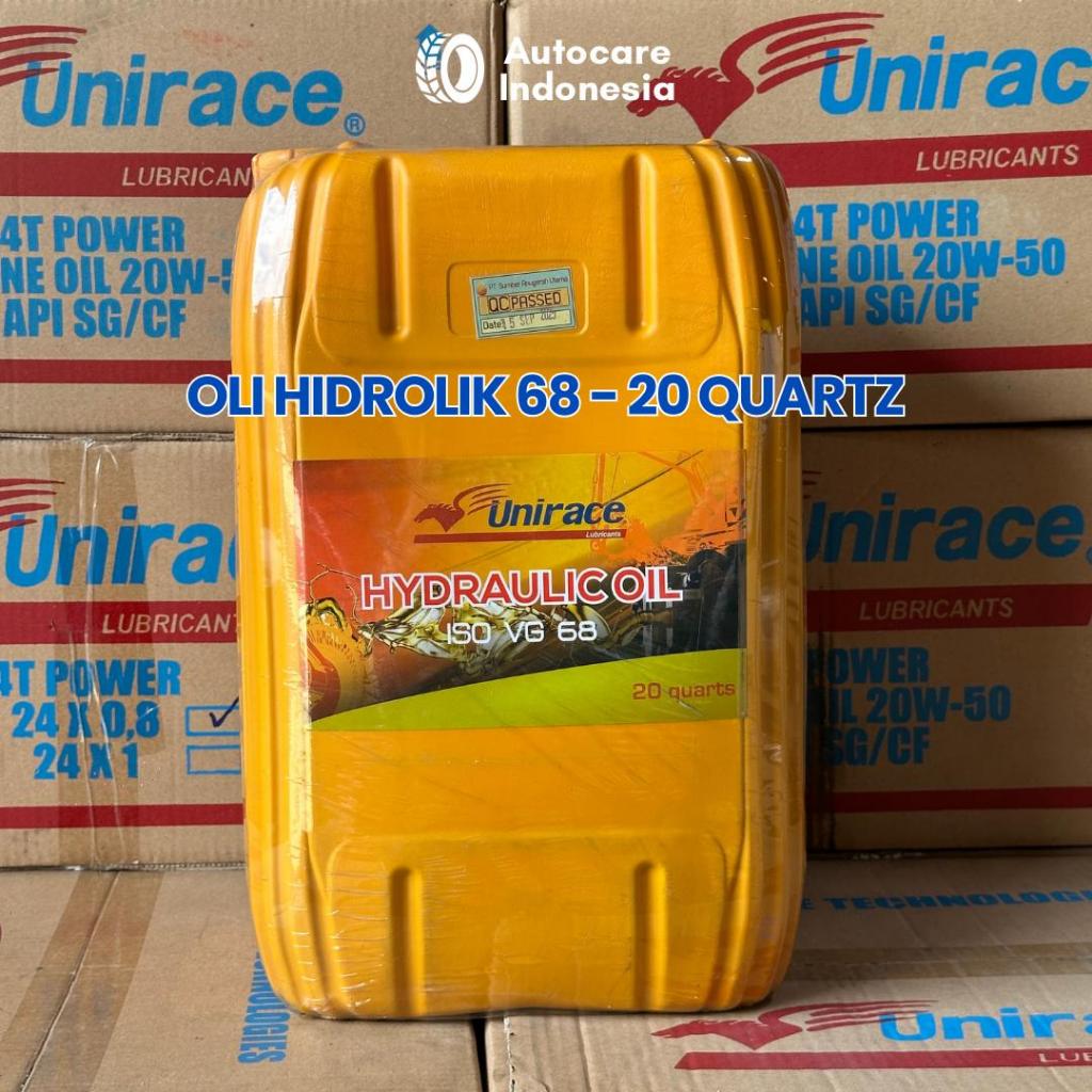 OLI HIDROLIK ISO VG 68 MERK UNIRACE - 20 QUARTZ