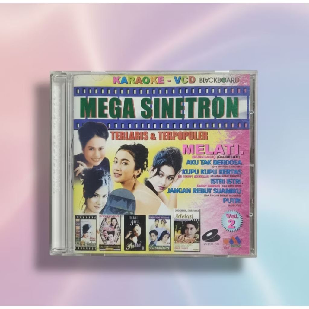 VCD Karaoke Mega Sinetron Terlaris & Terpopuler Vol.2  (Mulus) / Desy Ratnasari,Arie Pradina, Ulfie,