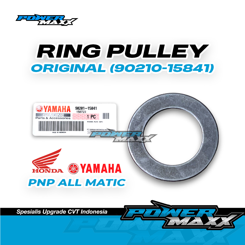RING PULLEY YAMAHA MIO J - RING PULLEY TAMBAHAN PULLEY BUBUT RUMAH ROLLER MIO J BY POWERMAXX