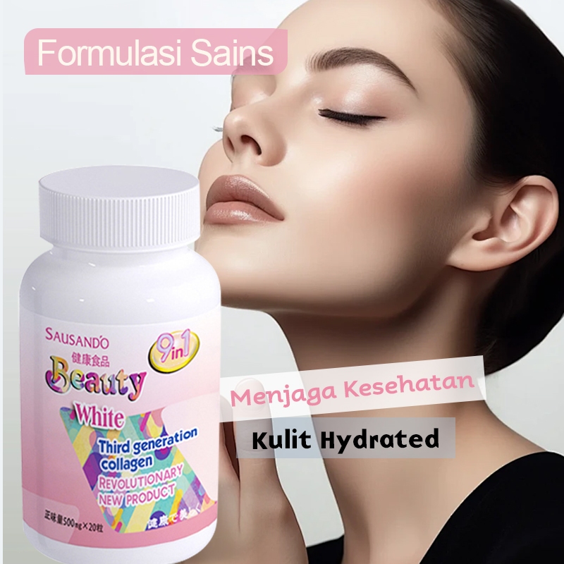 protein kolagen Super Glow Kolagen Minum Strawberry - Minuman Kolagen Pemutihan Booster Glutatein